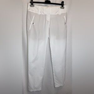 Women’s Adidas Climalite Golf‎ white trouser with snap pockets size 4